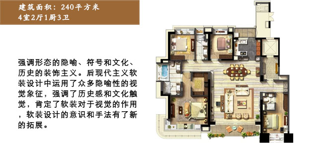 翡麗甲第 240平米戶(hù)型解析